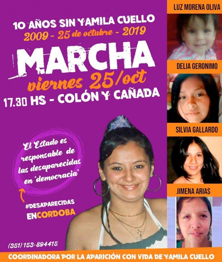 Marcha por Yamila Cuello.