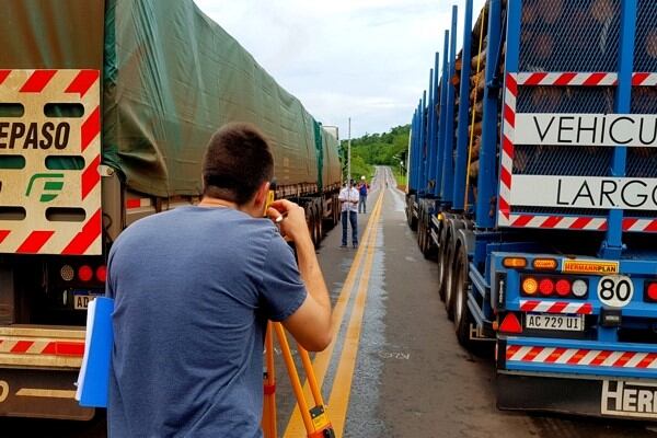 Pruebas para habilitar la circulación de bitrenes, ruta nacional 3