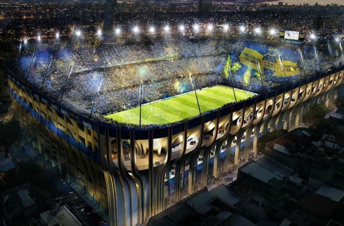 El proyecto que presentaron en Boca para ampliar la Bombonera