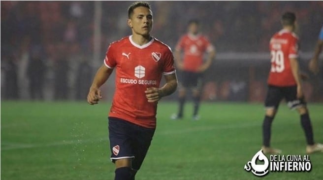 Lucas González, en la noche de su debut en el equipo que dirige Sebastián Beccacece.