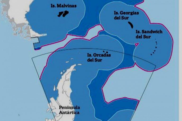 Uno de los proyectos establece la demarcación del límite exterior de nuestra plataforma marítima.