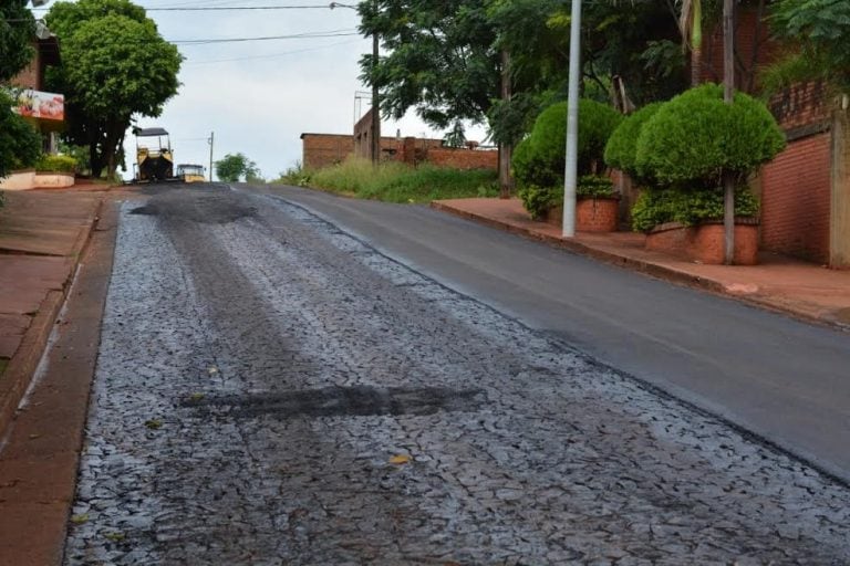 Pavimento en Posadas. (Vialidad)