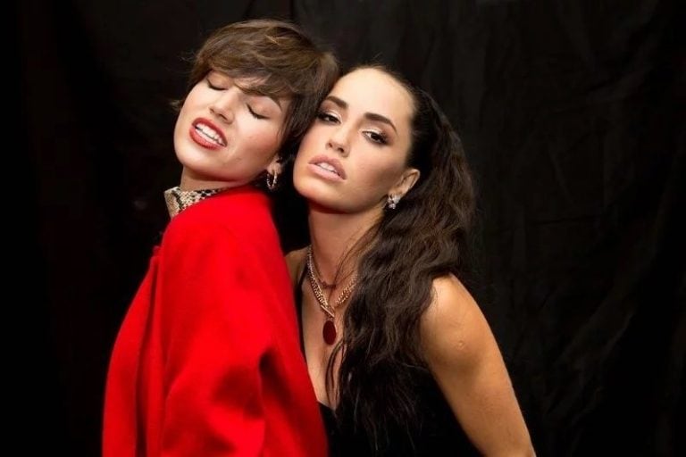 Úrsula Corberó y Lali Esposito (Instagram/@lalioficial)