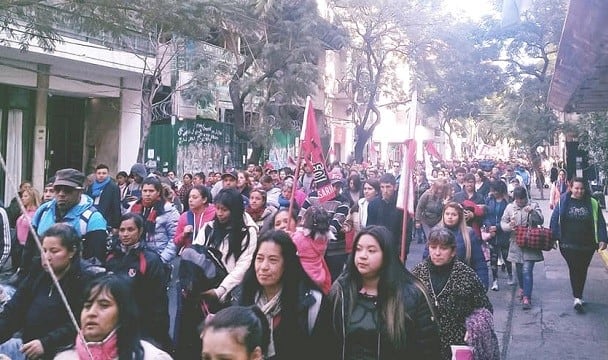 Polentazo de organizaciones sociales en Rosario. (FOL Rosario)