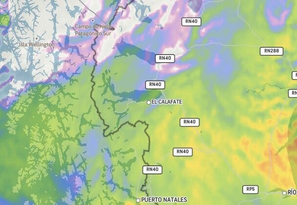 Clima en El Calafate.
