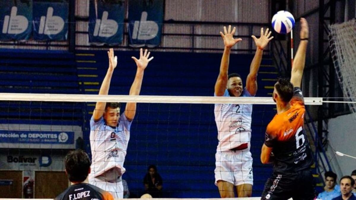 Monteros Vóley no pudo ante Bolivar Voley y cayó por sets corridos