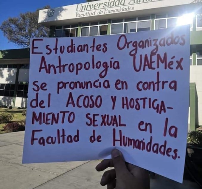 Protestas contra el acoso sexual denunciado.