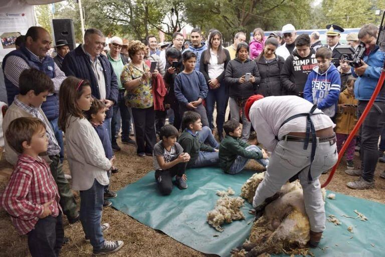 Productores locales tuvieron su espacio en la Expo Lactea (Osvaldo Jaldo. Facebook)