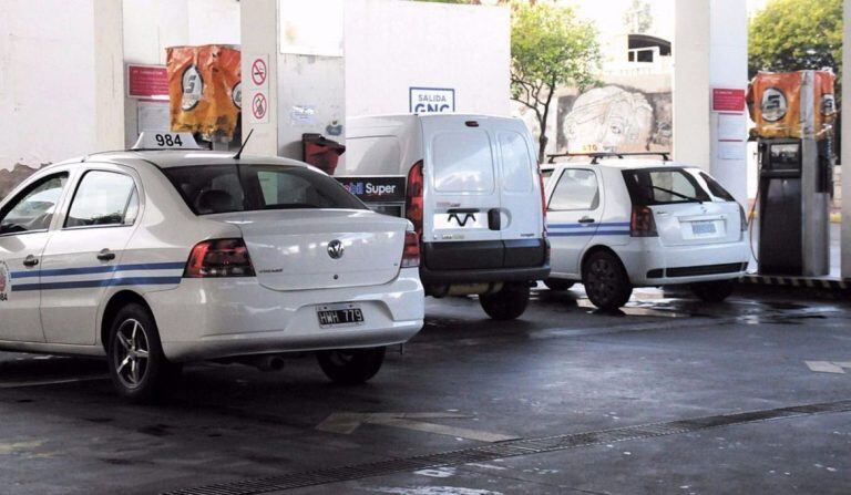 Taxis en San Luis.