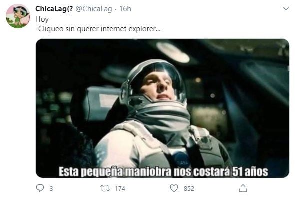 Memes por el fin de Internet Explorer. (Twitter)