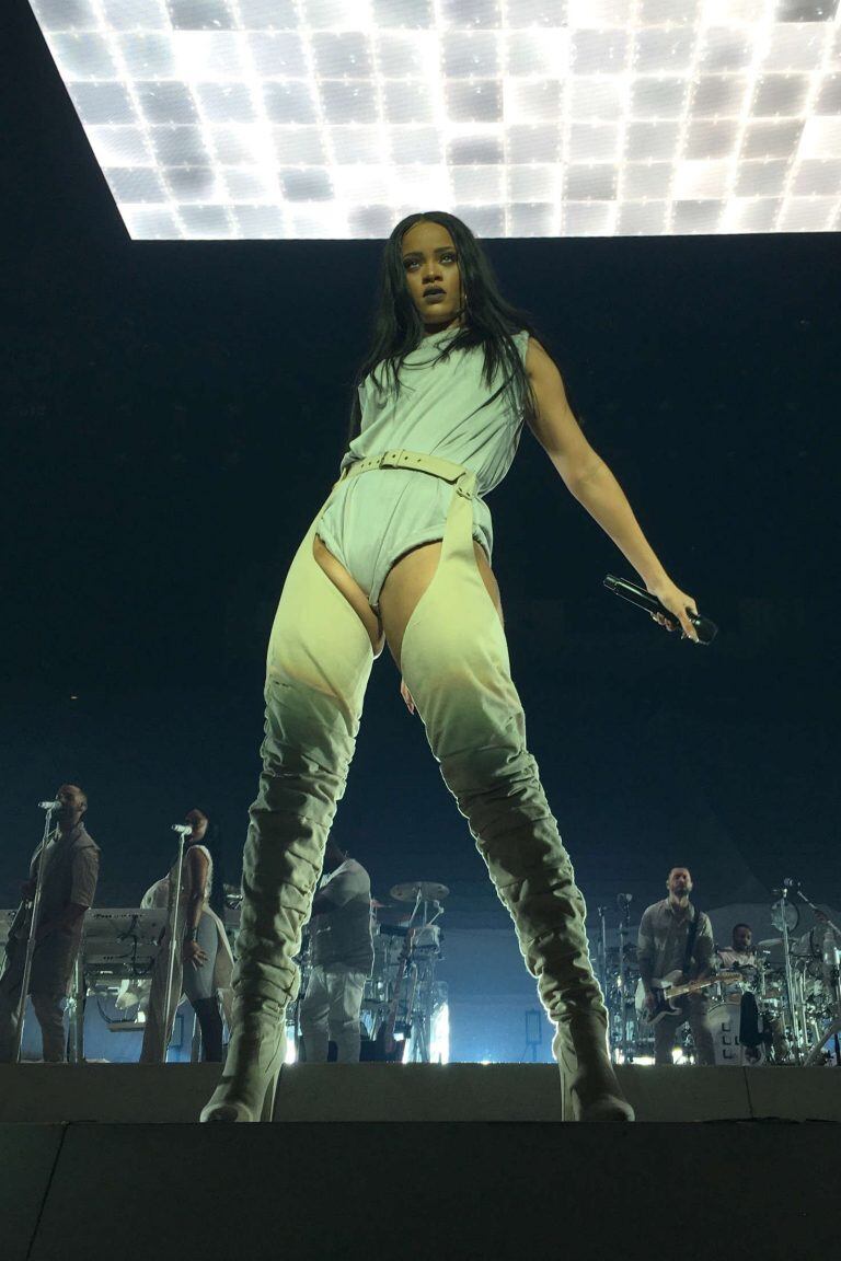 Look de Rihanna en el Anti World Tour.