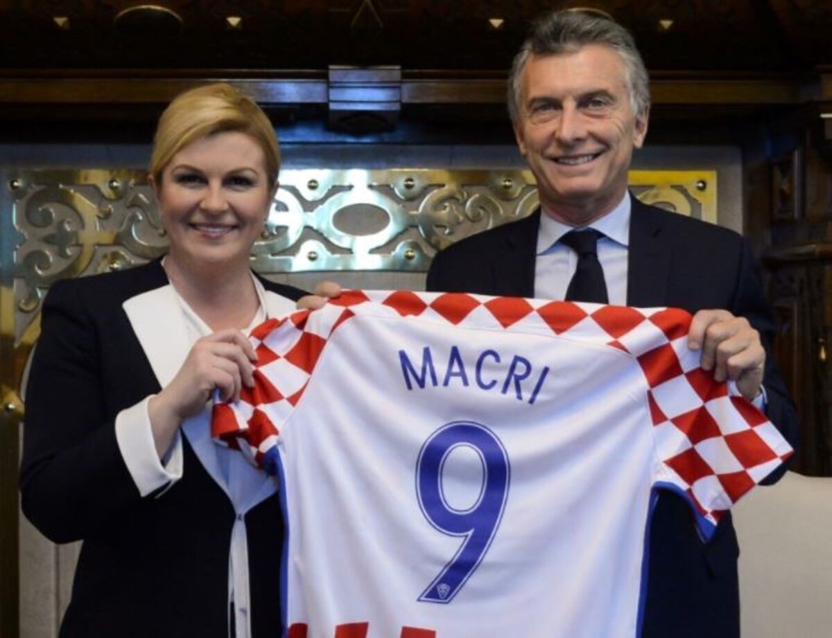 Mauricio Macri recibió a su par de Croacia en Casa de Gobierno