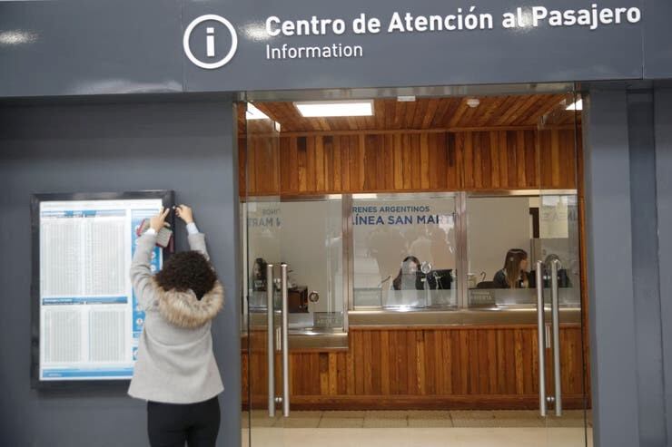 Inauguraron la renovada estación Retiro del tren San Martín. Fuente: LA NACION - Crédito: Fernando Massobrio