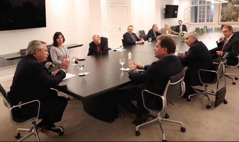 Alberto Fernández recibió en Olivos al CEO de Vicentin (Foto: Presidencia)