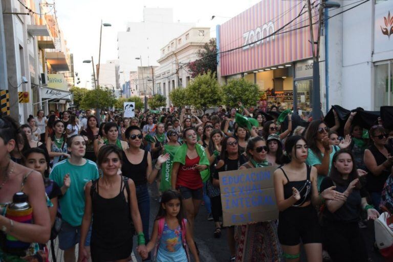 Pañuelazo en San Luis. Foto: El Diario de la República.