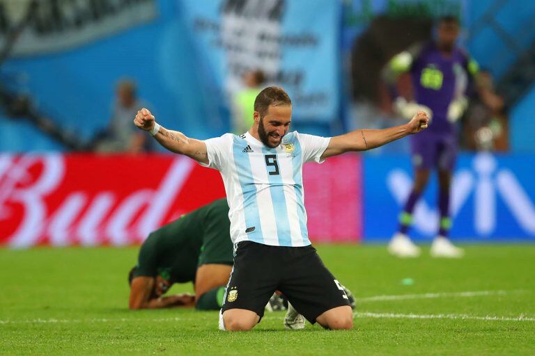 Higuaín: sus días en la Selección (Foto: TyC Sports)