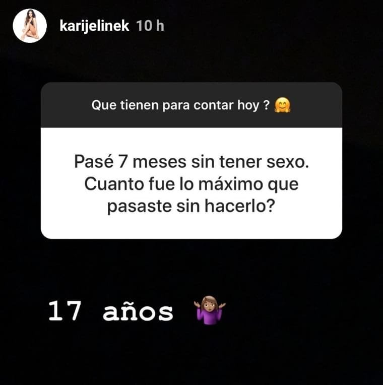 Las confesiones de Karina Jelinek (Foto: Instagram)