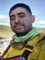 Tan Corales, el bombero voluntario de Tierra del Fuego.