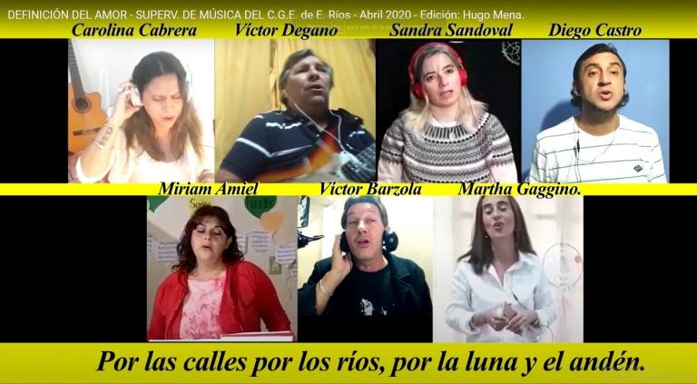 Video de los supervisores de música del Consejo General de Educación.