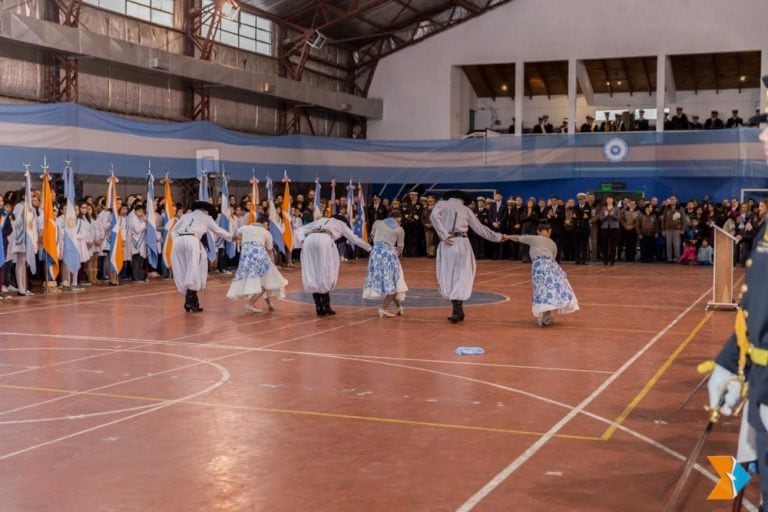 Ceremonia 9 de Julio en Ushuaia