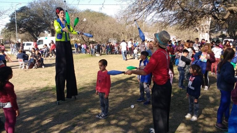 Barrio La Perla festejó el Día del Niño a lo grande