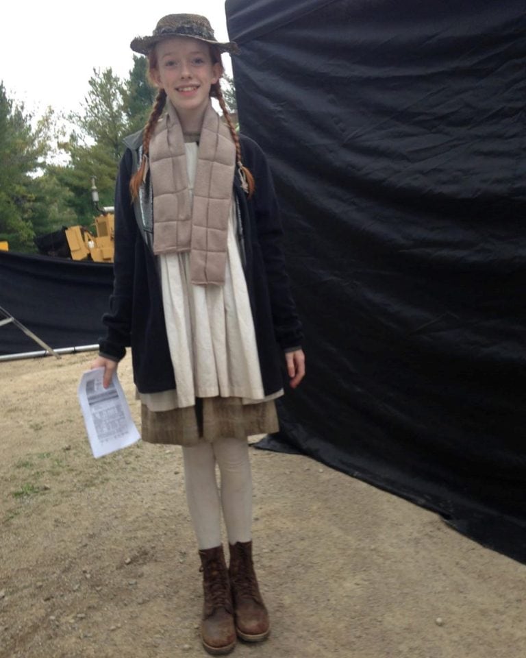 La protagonista en el set. (Instagram/@amybethmcnulty)