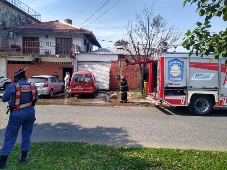 Hubo tres heridos y fueron trasladados al Hospital Central