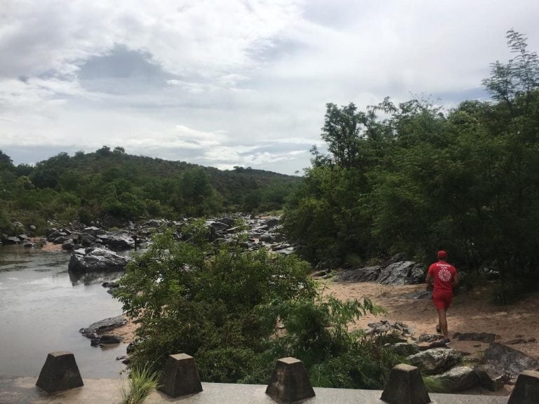 Recorrido preventivo en el río San Antonio