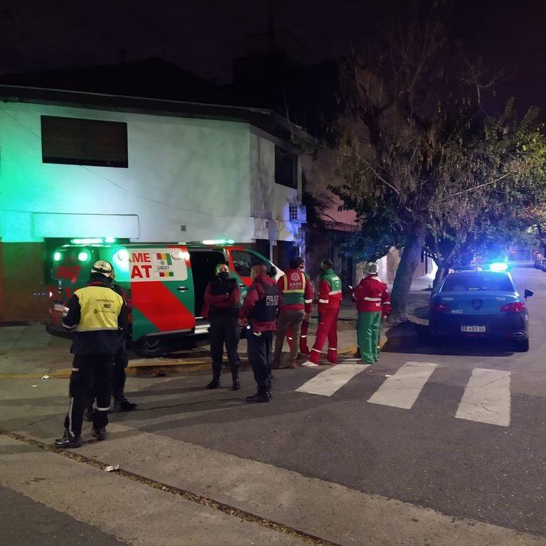 Trágico incendio en un geriátrico en barrio Vélez Sarsfield (Foto: Instagram/Gabriel Sanfilippo)