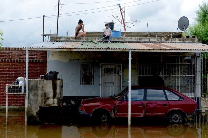 Cerca de seis mil personas fueron evacuadas por las fuertes tormentas Buenos Aires