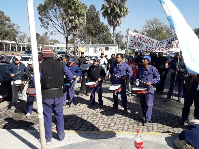 Palpala marcha trabajadores Exincor