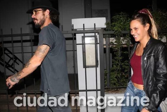 Daniel Osvaldo fue al cumpleaños de Charly García con su nueva novia