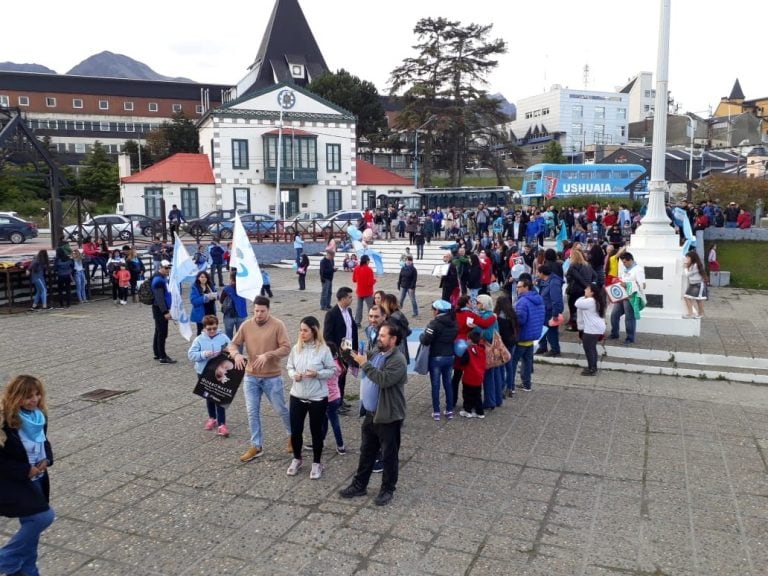 Marcha pro vida - Plaza Cívica - Ushuaia