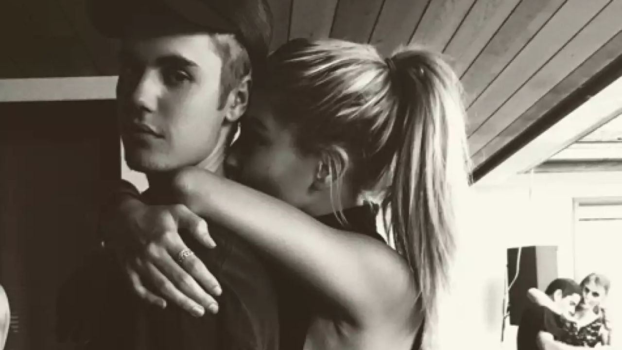 Justin Bieber y Hailey Baldwin entre 2015 y 2016.