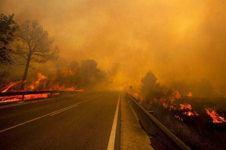 Incendio en General ALvear