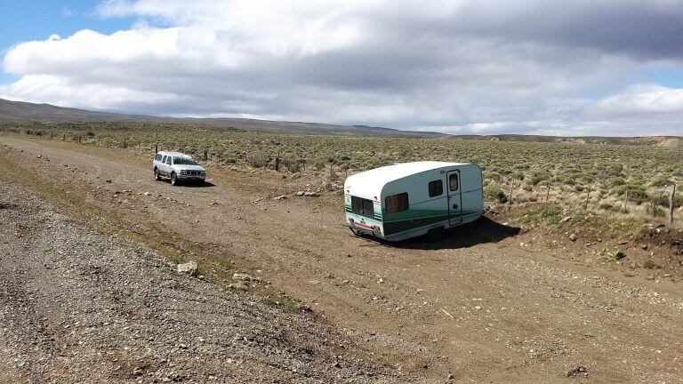 Accidente en la ruta. fotos de Hernán Mercere