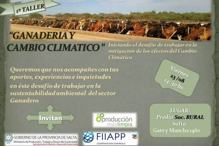 Se realiza el taller "Ganadería y Cambio Climático" en Salta