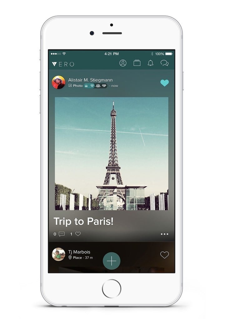 "Vero", la nueva red social de imágenes que quiere desbancar a Instagram. (Foto: Web)