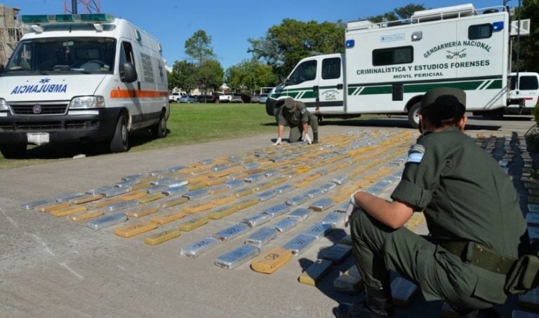 Decomiso de 400 kilos de marihuana