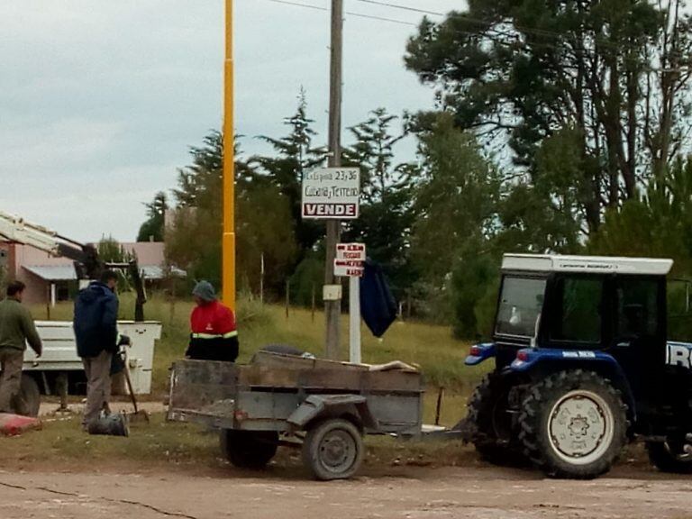 Trabajos de acondicionamiento en Reta