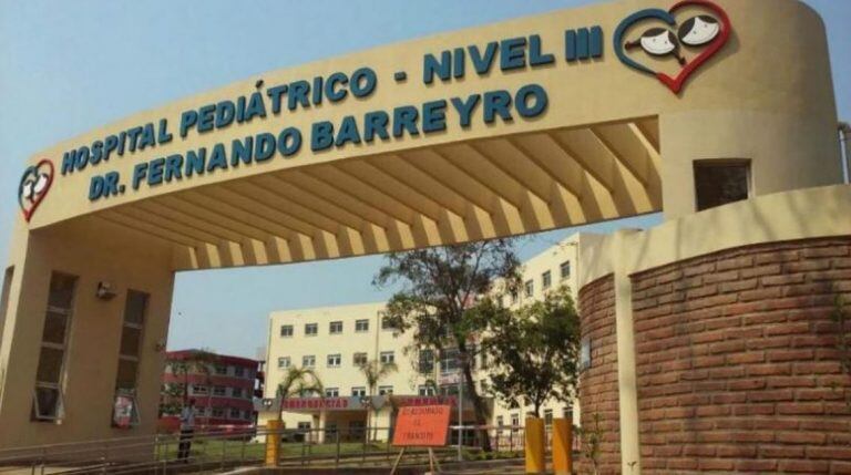 Hospital pediátrico de Posadas, donde estuvieron internadas las chiquitas