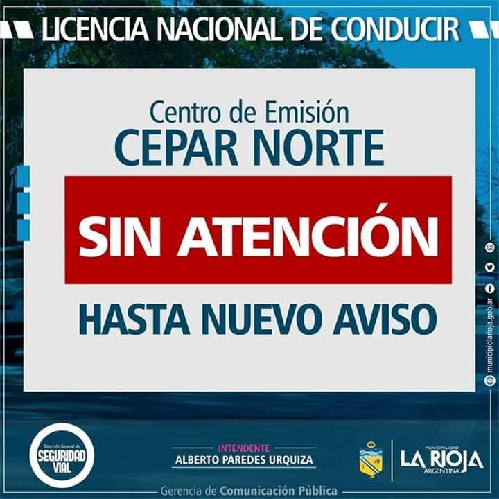 El comunicado oficial de la Municipalidad