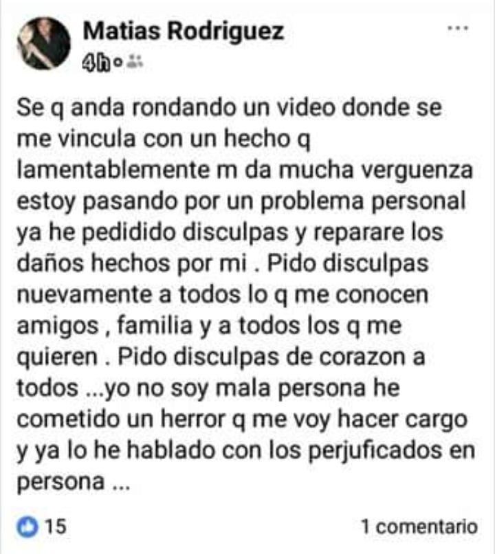 Descargo del docente que fue filmado robando a los alumnos.