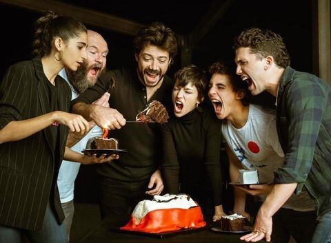 Los integrantes del elenco principal de "La Casa de Papel 3"