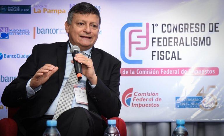 Domingo Peppo en el 1° Congreso de Federalismo Fiscal.