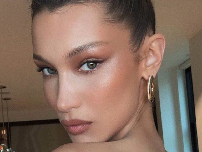 Bella Hadid luciendo "Foxy eyes".