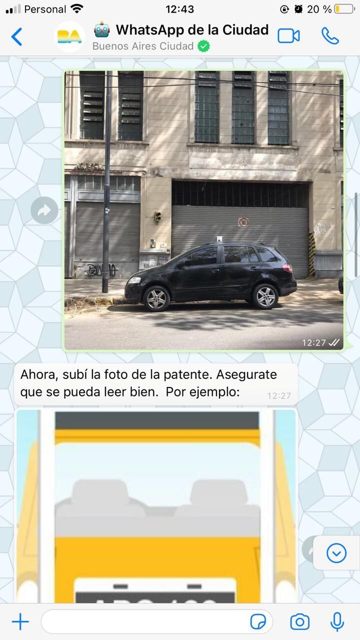 Ya se pueden denunciar autos mal estacionados a través del Whatsapp de la Ciudad de Buenos Aires (GCBA)