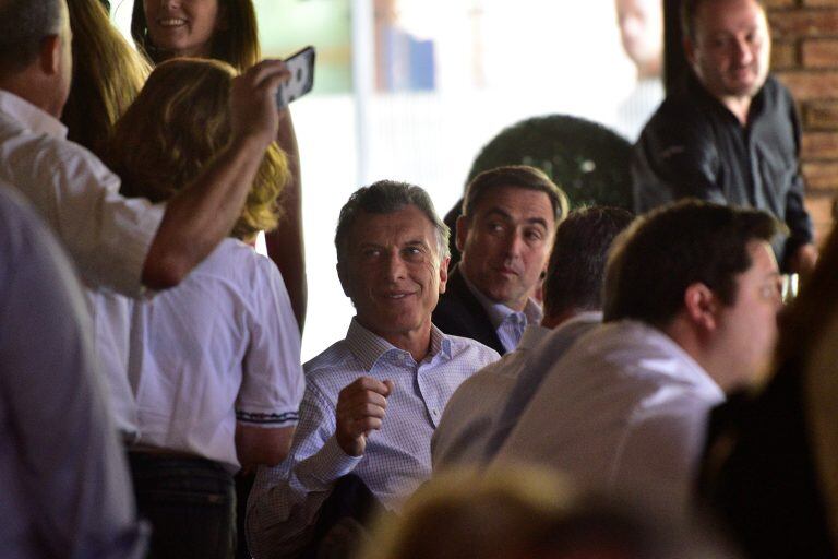 Macri almorzó en Córdoba este miércoles 27 de noviembre en la parrilla del Dino.