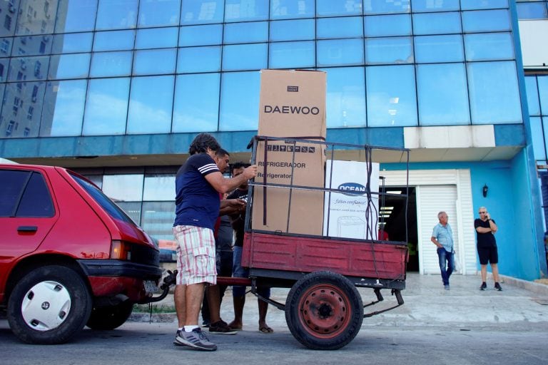 El rubro electrodomésticos. (REUTERS)