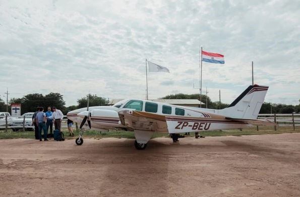 La avioneta en la que viajaba Luis Gneiting